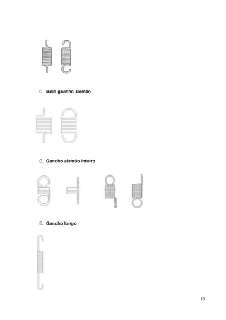 10
C. Meio gancho alemão
D. Gancho alemão inteiro
E. Gancho longo
 