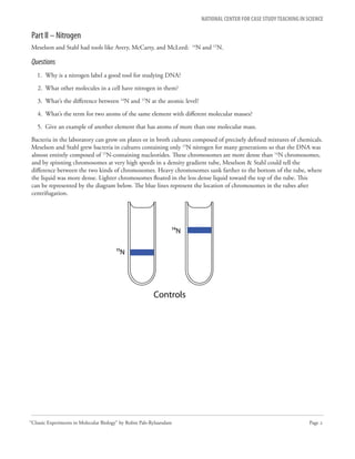 Mol bio classics | PDF
