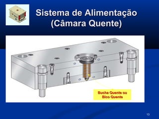Sistema de Alimentação
    (Câmara Quente)




             Bucha Quente ou
               Bico Quente



                               13
 