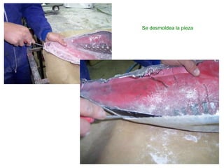 Se desmoldea la pieza 