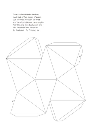 Great Dodecahedron Template