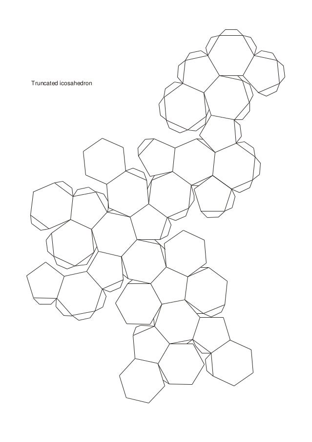 truncated cuboctahedron template molde de poliedros truncated cuboctahedron template molde de poliedros