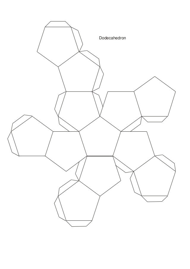 Развертка додекаэдра для склеивания на лист а4. Развертка многогранника додекаэдр. Фигура додекаэдр схема. Схема додекаэдра из бумаги для склеивания. Развертка додекаэдра для склеивания на лист а4.