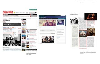 Radio Web Sonorama.pe
Junio 2014
Click en las imágenes para leer los artículos completos
Revista Cosas - Suplemento Altoparlante
Junio 2014
 