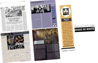 Prensa Gira Europa
AGUAS DE MARTE
 