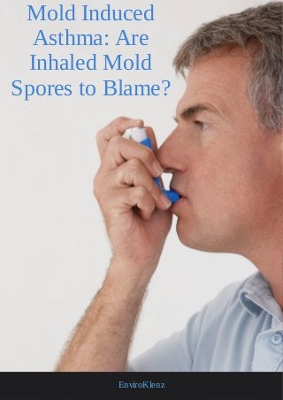Mold Induced
Asthma: Are
Inhaled Mold
Spores to Blame?
EnviroKlenz
 