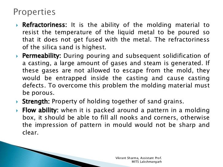 Molding sand