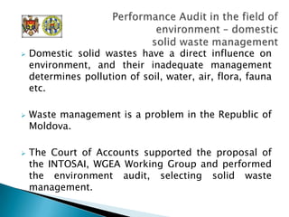 15The Court of Accounts thanks Mrs. Linda Weeks and Mr. James Bonnell, Mr. Michael Bitz for their dedication and effort in development of professional capacities of auditors to conduct performance and IT audits