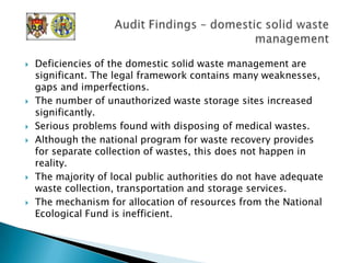 EXAMPLES OF IMPACT OF PERFORMANCE AUDITS16What did we achieve?
