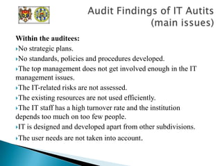 EU accepted the Court Performance Audit as a condition for additional assistance to this program.Court audit is being used as a guide to improve all aspects of the Social Aid Process, particularly strengthening internal controls.Impact of the Social Aid Audit