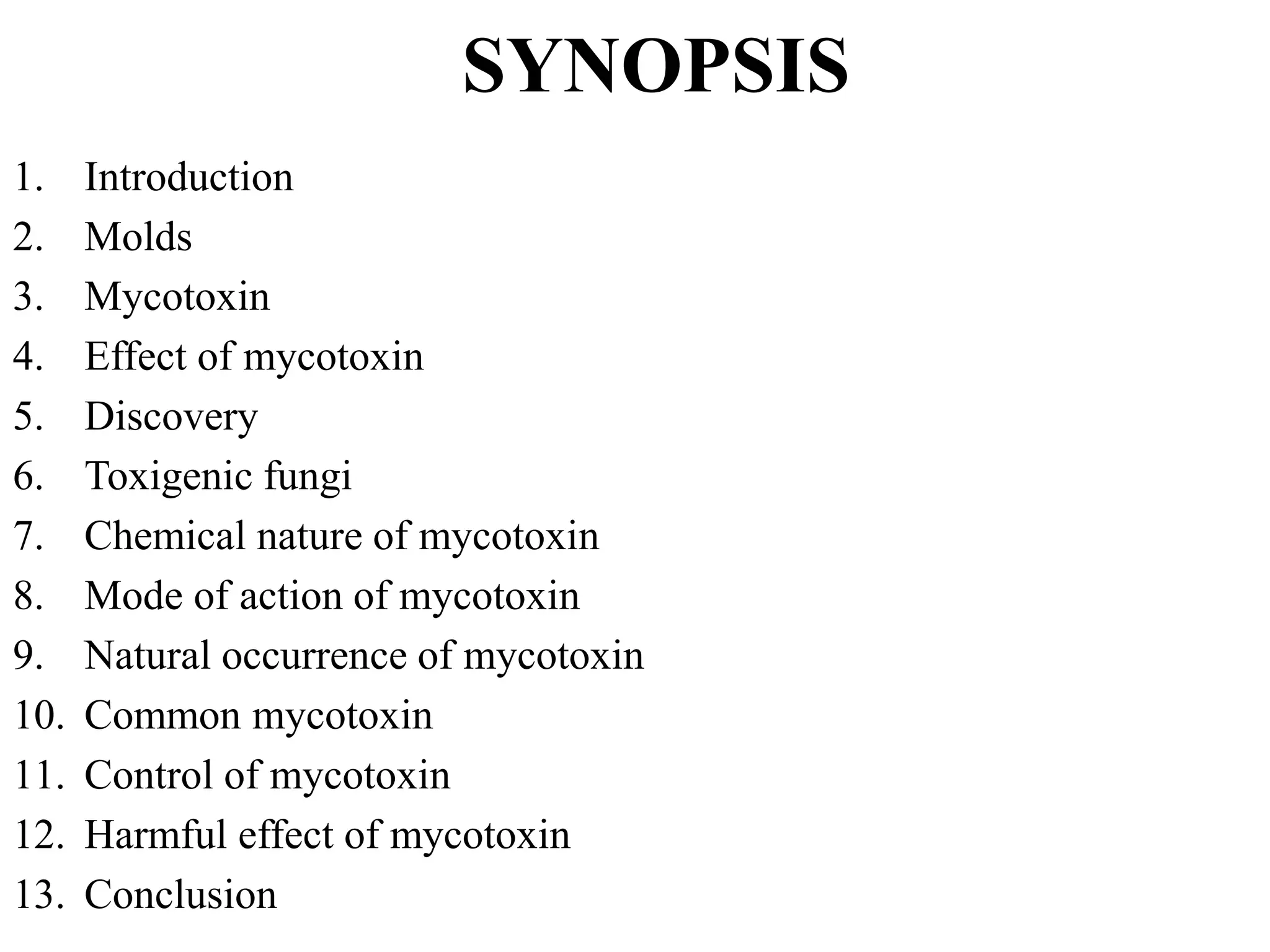 Molds And Mycotoxin Pptx