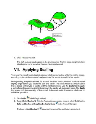 Molds design in solid works | PDF