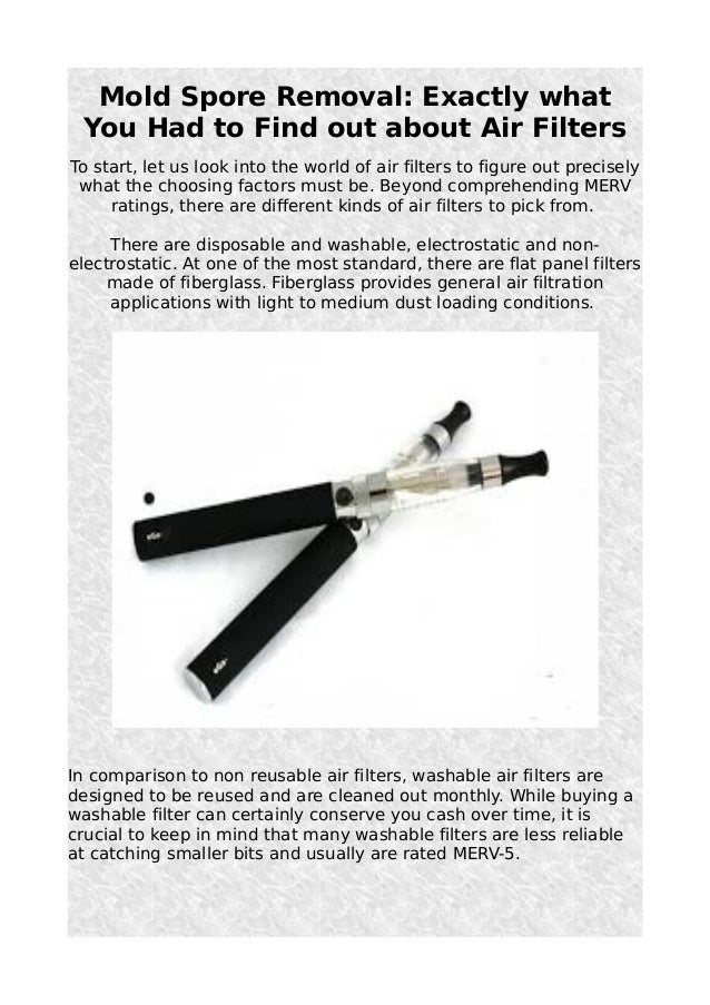 Mold spore removal exactly what you had to find out about air filters