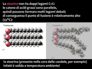 I legami deboli
Oltre alle interazioni di Van der Waals,
dei legami deboli fanno parte anche:
• le interazioni ione-dipolo,
 
