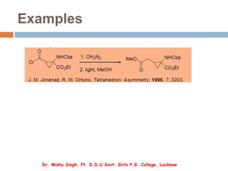Examples
Dr. Mishu Singh, Pt. D.D.U Govt. Girls P.G. College, Lucknow
 