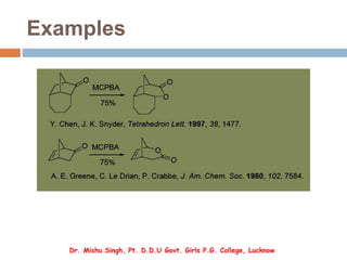 Examples
Dr. Mishu Singh, Pt. D.D.U Govt. Girls P.G. College, Lucknow
 
