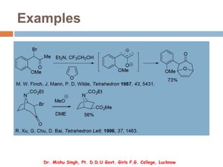 Examples
Dr. Mishu Singh, Pt. D.D.U Govt. Girls P.G. College, Lucknow
 