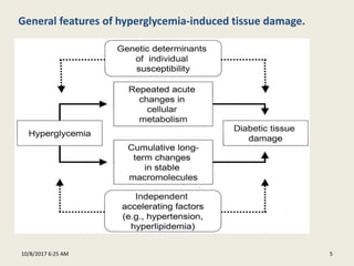 Molecular and biochemical mechanisms of diabetic complications final | PPTX