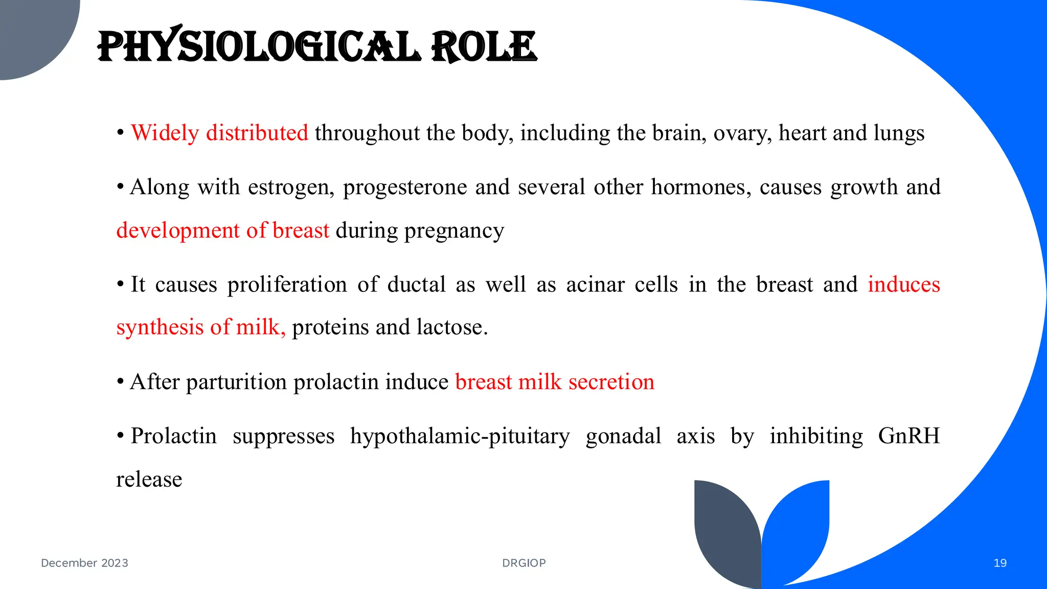 Molecular and Cellular Mechanism of Action of Hormones like Growth ...