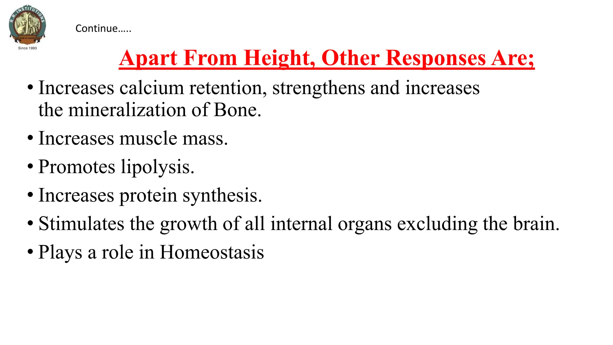 Molecular and Cellular Mechanism of Action of Hormones such as Growth ...