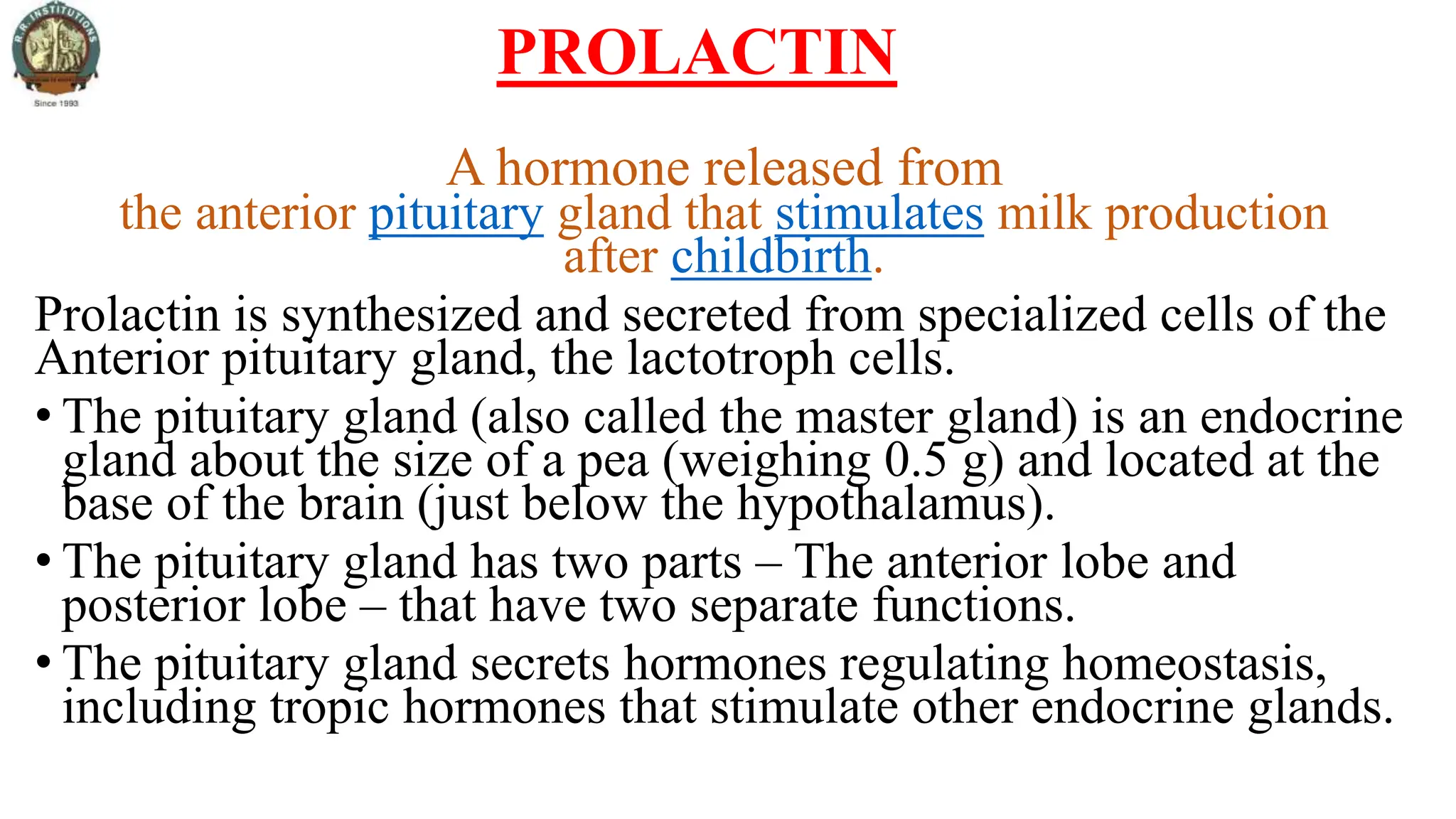 Prolactin And Growth Hormone Are Produced By www.slideshare.net