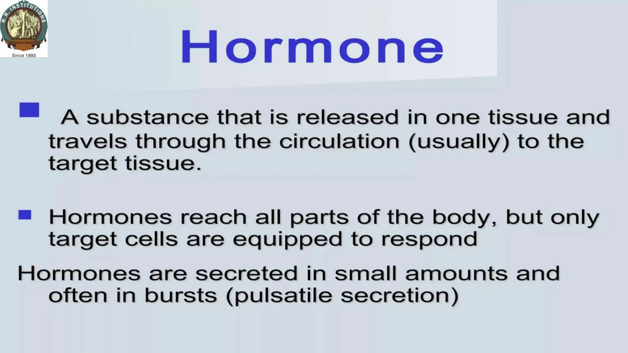 Molecular and Cellular Mechanism of Action of Hormones such as Growth ...