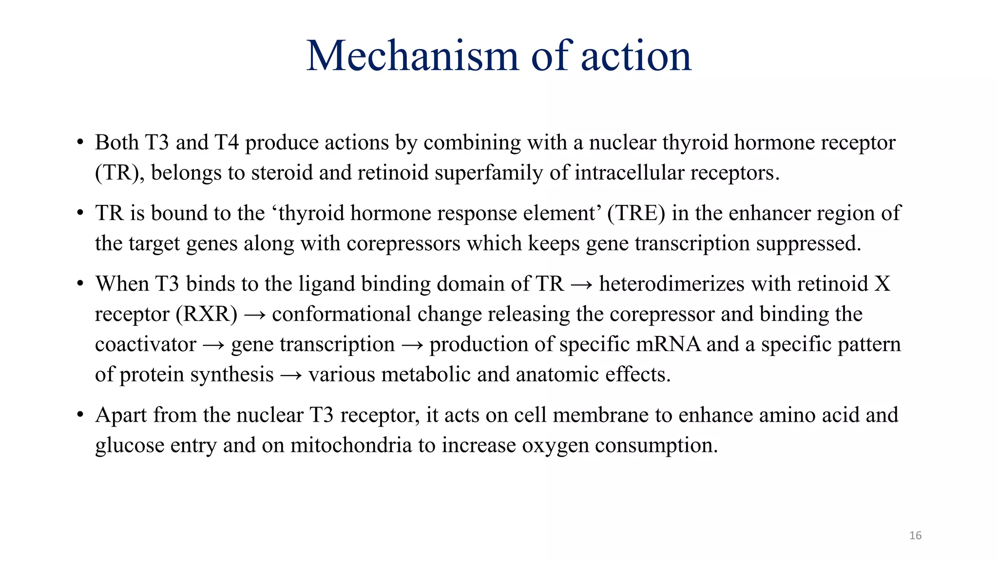 Molecular and Cellular Mechanism of Action of Thyroid_Anas_Saifi.pptx