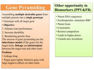 Molecular approaches in improvement of fruit crops | PPTX