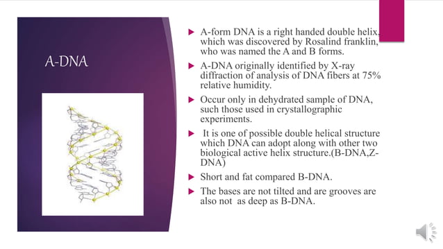 DNA structure, history , definition and double helix model | PPTX ...