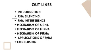 Molecular biology RNA interference mechanism application.pdf
