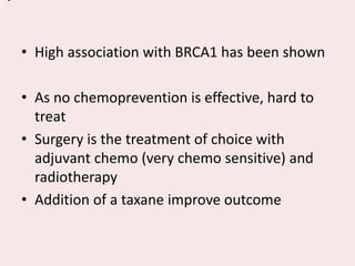 Molecular biology of breast cancer and | PPTX
