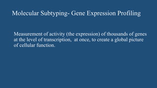 Molecular biology of breast cancer [autosaved] | PPTX