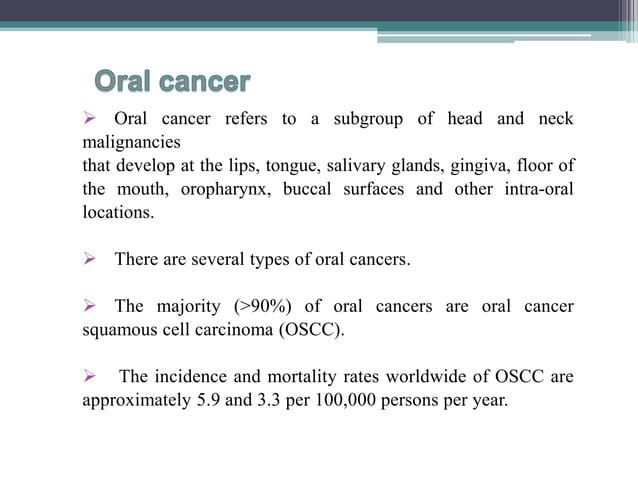 Molecular biology of oral cancer ppt Molecular biology of oral cancer ppt