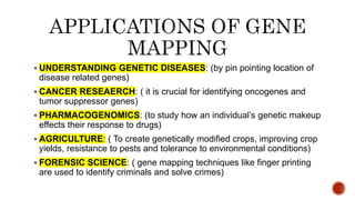 Gene mapping.pptx/ molecular biology/ gene linkage | PPTX