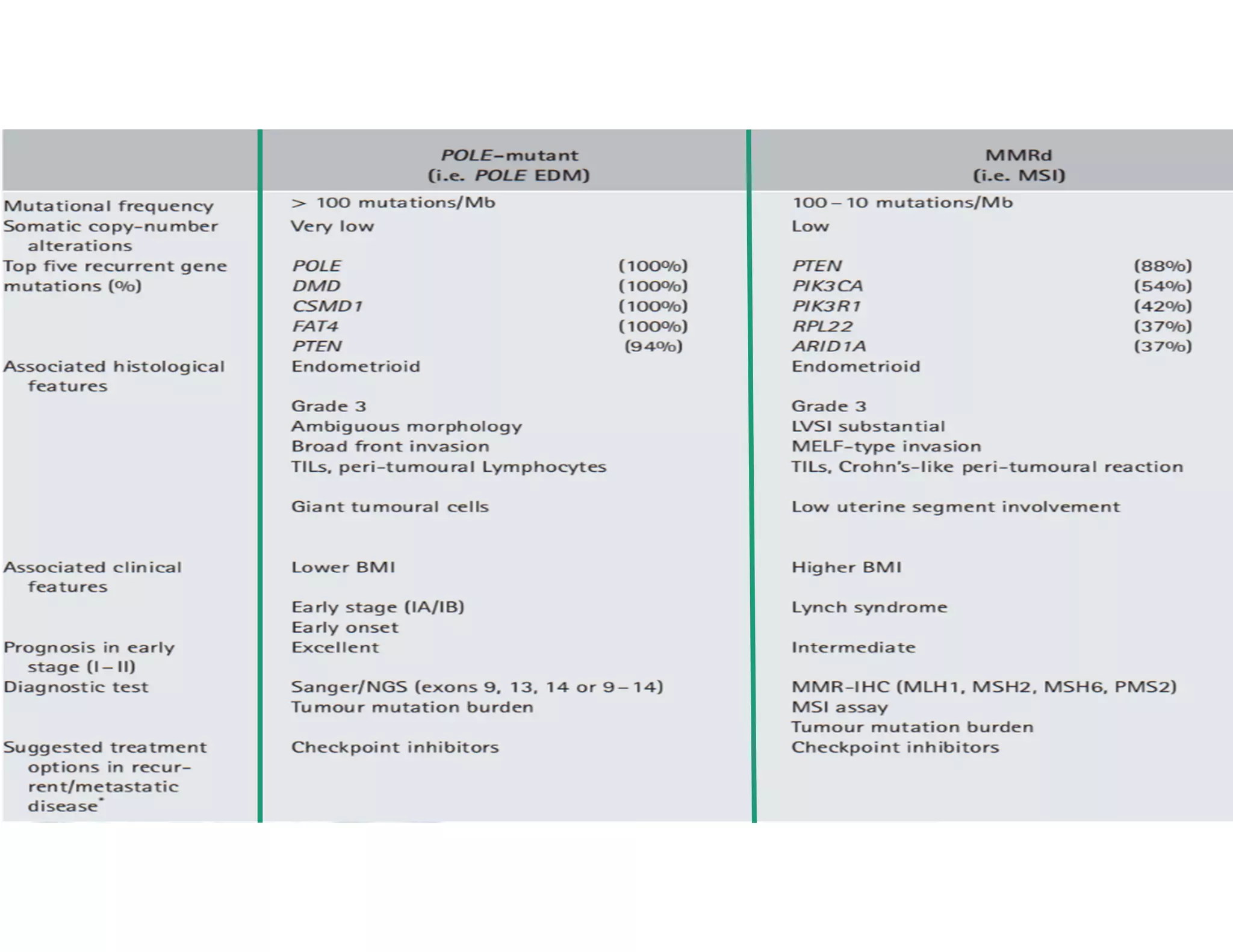 Molecular classification of endometrial cancer | PDF