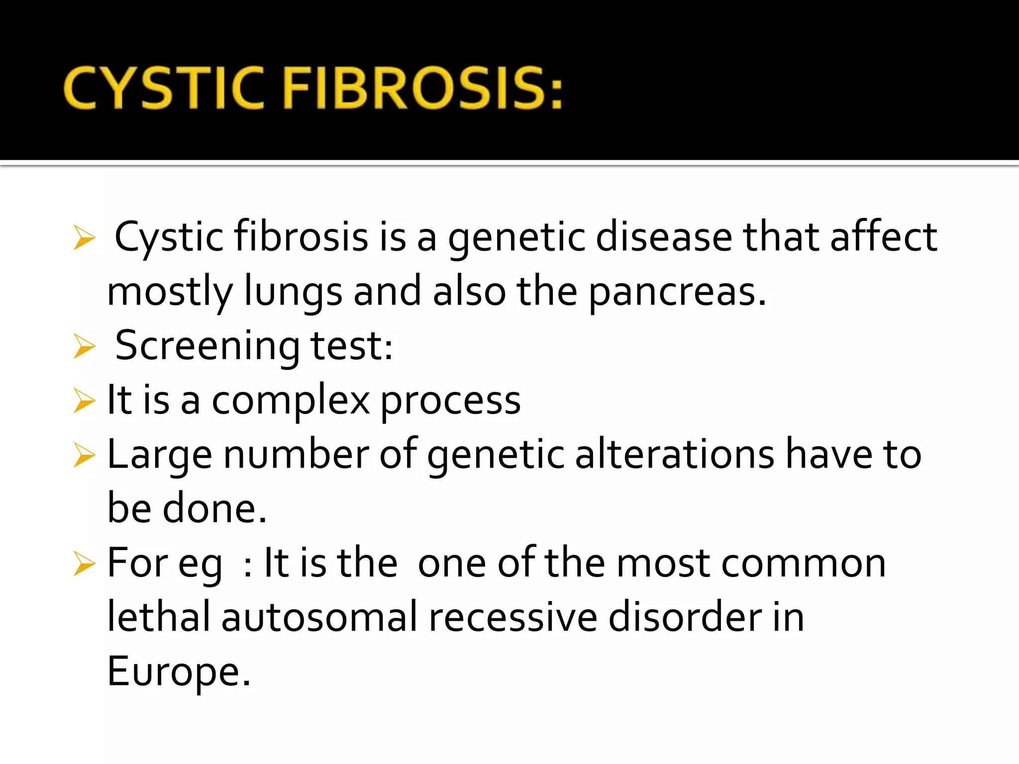 Molecular diagnosis of genetic disease ppt for students | PPTX