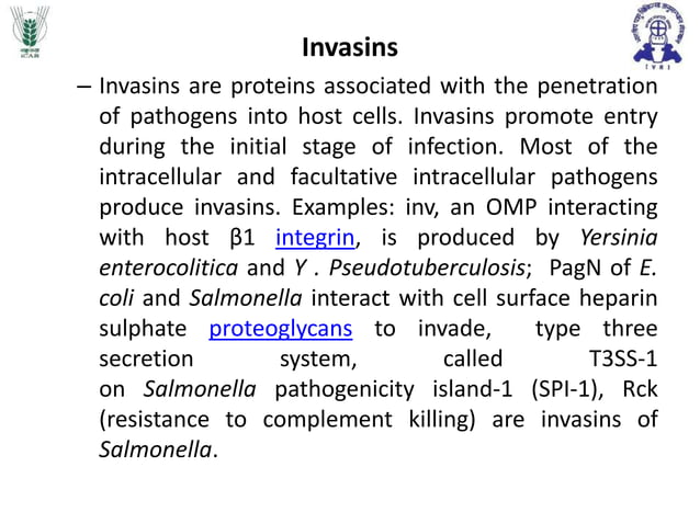 Molecular determinants of pathogenicity and virulence among pathogens ...