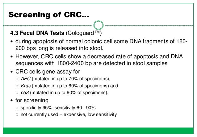 9 test septin blood of colorectal cancer Molecular diagnostics