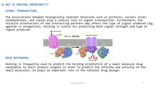 MOLECULAR DOCKING IN DRUG DESIGN AND DEVELOPMENT BY PRANAVI linkedin.pptx