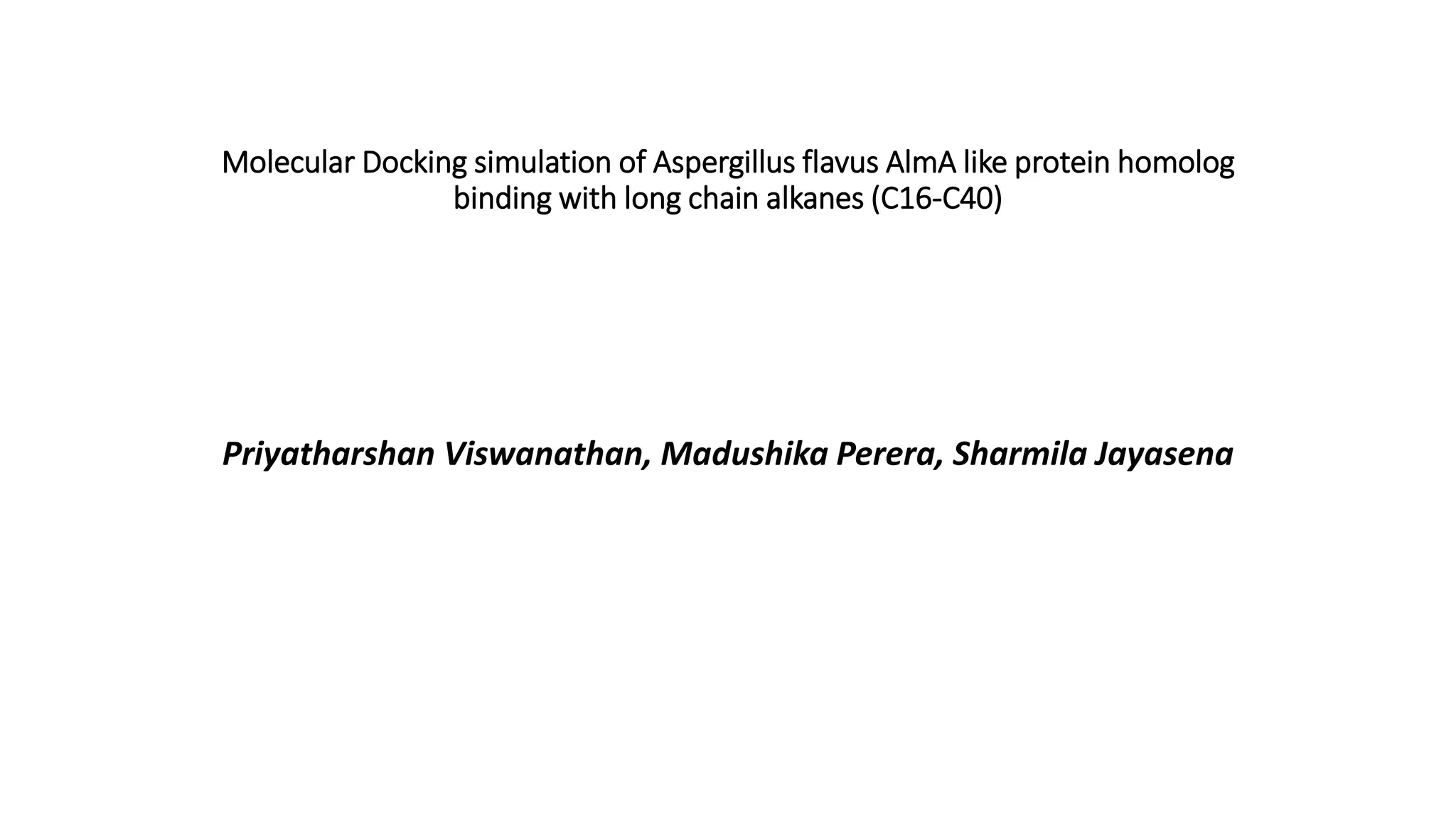 Molecular docking presentation pptx