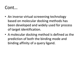 molecular docking screnning. pptx | PPTX