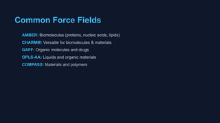 Molecular Dynamics introduction and applications.pptx