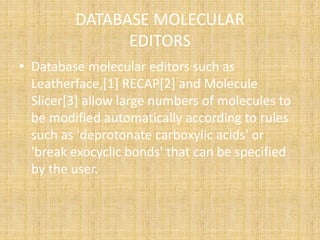 Molecular editor | PPTX