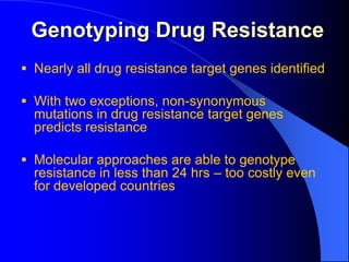 Drug Resistance Target Genes
 