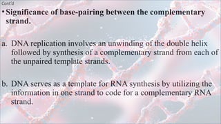 Molecular Genetics for university students | PPTX