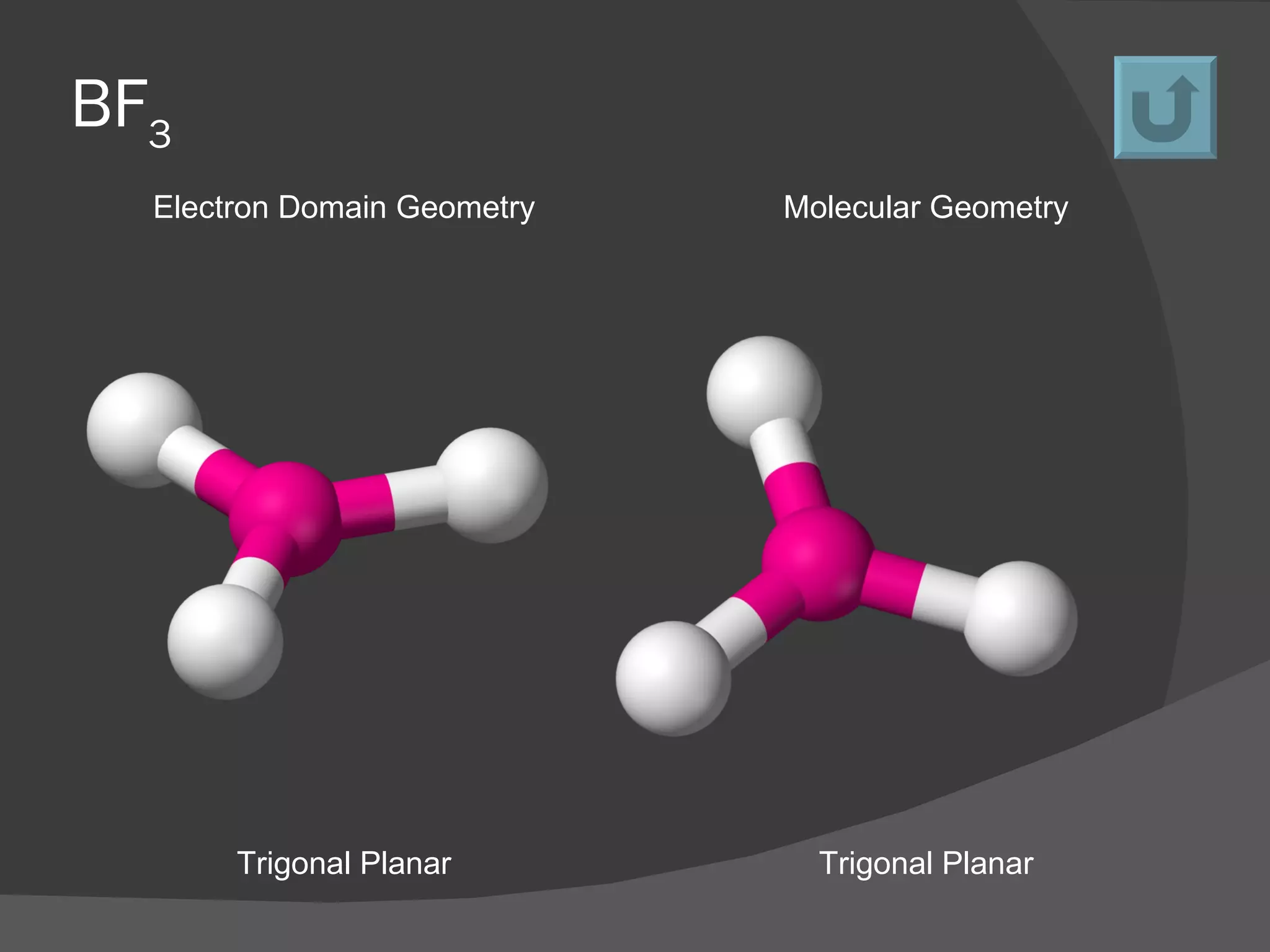 BF 3   Electron Domain Geometry Molecular  Geometry Trigonal Planar Trigonal Planar 