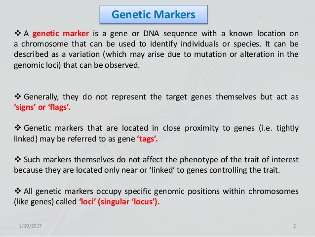 molecular marker and it s applications