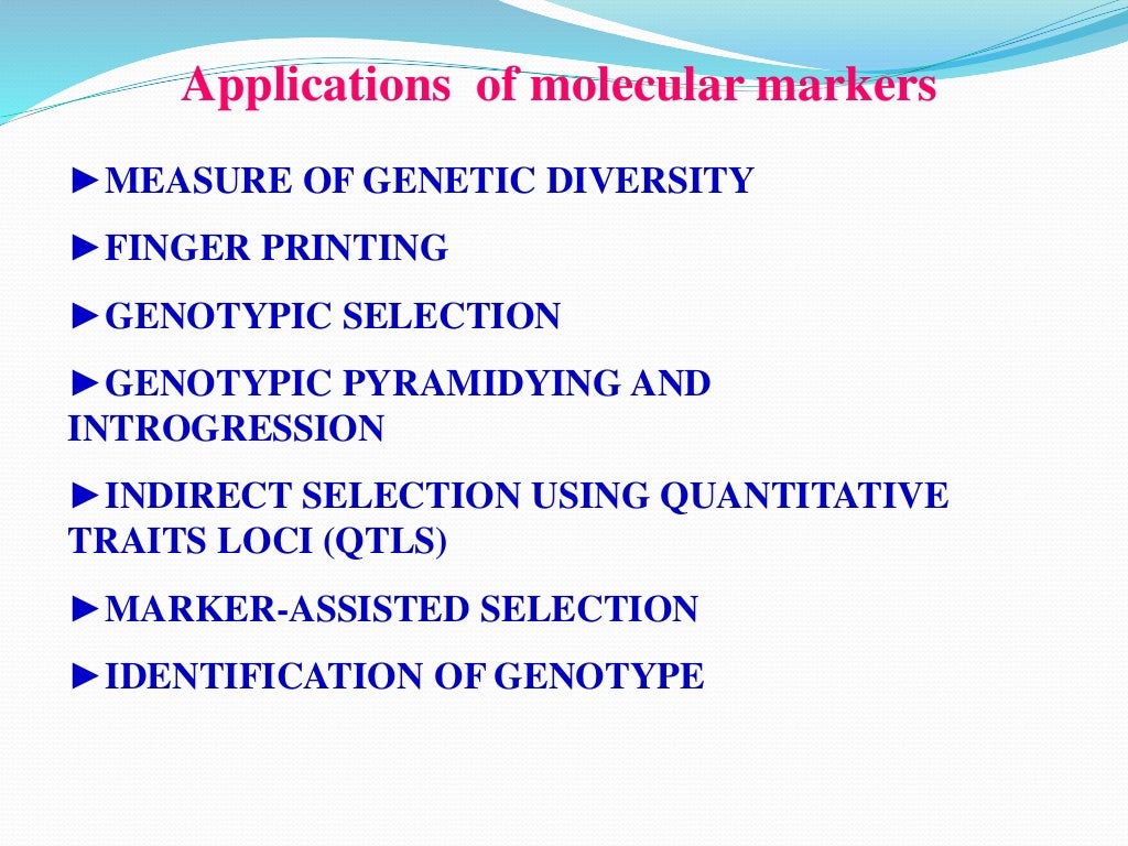 Molecular markers