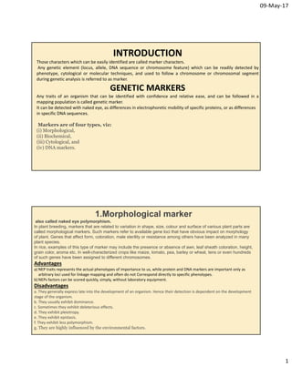 Molecular markers | PDF