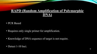 Molecular markers | PPTX